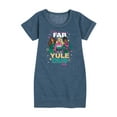 thumbnail image 1 of Barbie - Holidays & Christmas - It's Fab YULE Ous - Toddler & Youth Girls Fleece Dress, 1 of 5