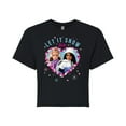 thumbnail image 1 of Barbie - Holidays & Christmas - Let It Snow - Juniors Cropped Cotton Blend T-Shirt, 1 of 5