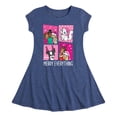 thumbnail image 1 of Barbie - Holidays & Christmas - Merry Everything - Toddler & Youth Girls Fit & Flare Dress, 1 of 1