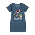 thumbnail image 1 of Barbie - Holidays & Christmas - Oh What Fun Ornaments - Toddler & Youth Girls Fleece Dress, 1 of 5