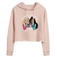 thumbnail image 1 of Barbie - Holidays & Christmas - Peace Love & Joy - Juniors Cropped Pullover Hoodie, 1 of 5
