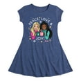 thumbnail image 1 of Barbie - Holidays & Christmas - Peace Love & Joy - Toddler & Youth Girls Fit & Flare Dress, 1 of 4
