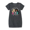 thumbnail image 1 of Barbie - Holidays & Christmas - Peace Love & Joy - Toddler & Youth Girls Fleece Dress, 1 of 1