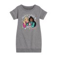 thumbnail image 1 of Barbie - Holidays & Christmas - Peace Love & Joy - Toddler & Youth Girls Fleece Dress, 1 of 5