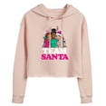 thumbnail image 1 of Barbie - Holidays & Christmas - Team Santa - Juniors Cropped Pullover Hoodie, 1 of 5