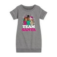 thumbnail image 1 of Barbie - Holidays & Christmas - Team Santa - Toddler & Youth Girls Fleece Dress, 1 of 5
