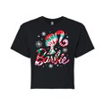thumbnail image 1 of Barbie - Holidays & Christmas - Tie Dye Logo - Juniors Cropped Cotton Blend T-Shirt, 1 of 5