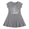 thumbnail image 1 of Barbie - Holidays & Christmas - Tis The Season In The Dreamhouse - Toddler & Youth Girls Fit & Flare Dress, 1 of 1