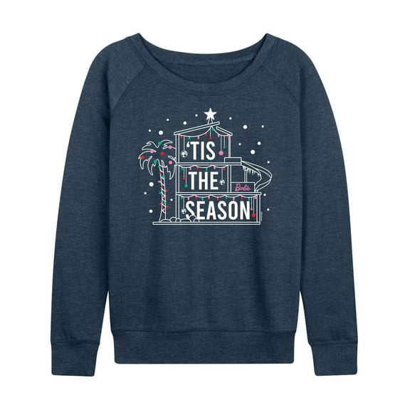 Barbie - Holidays & Christmas - Tis The Season In The Dreamhouse - Women's Lightweight French Terry Long Sleeve Shirt