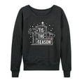 thumbnail image 1 of Barbie - Holidays & Christmas - Tis The Season In The Dreamhouse - Women's Lightweight French Terry Long Sleeve Shirt, 1 of 5