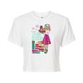 thumbnail image 1 of Barbie - 'Tis The Season - Juniors Cropped Graphic T-Shirt, 1 of 5
