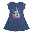 thumbnail image 1 of Barbie - Holidays & Christmas - Winter & Snow Time - Toddler & Youth Girls Fit & Flare Dress, 1 of 4
