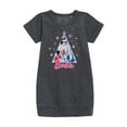 thumbnail image 1 of Barbie - Holidays & Christmas - Winter & Snow Time - Toddler & Youth Girls Fleece Dress, 1 of 4