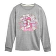 thumbnail image 1 of Barbie - Horse Flowers - Youth Long Sleeve Graphic T-Shirt, 1 of 4