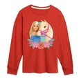 thumbnail image 1 of Barbie - Horse Photo - Youth Long Sleeve Graphic T-Shirt, 1 of 4
