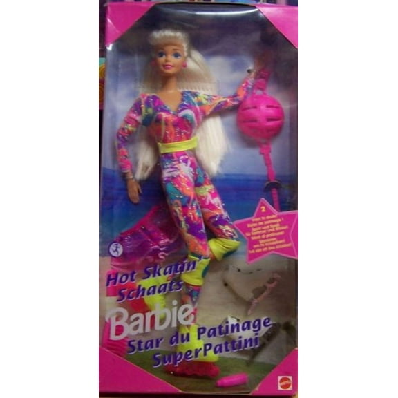 Hot Skatin' Barbie Doll with Bend and Move Body 1994 Mattel 13511