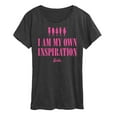 thumbnail image 1 of Barbie - I Am My Own Inspiration - Womens Women'S Short Sleeve Graphic T-Shirt, 1 of 5