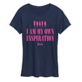 thumbnail image 1 of Barbie - I Am My Own Inspiration - Womens Women'S Short Sleeve Graphic T-Shirt, 1 of 5