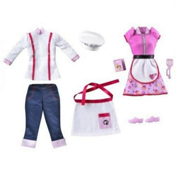 Barbie I Can Be Restaurant Fashion Pack Multi-Colored