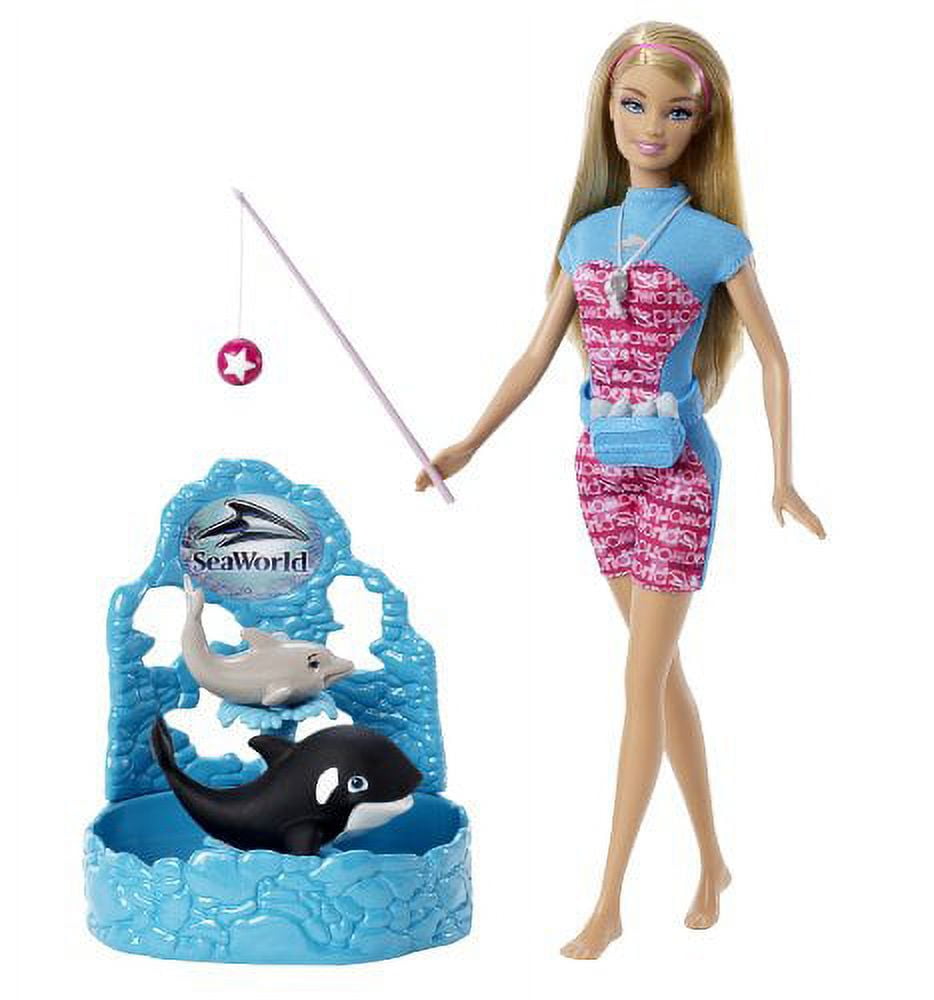 Barbie(バービー) I can be...SeaWorld Wildlife Rescuer ドール 人形 フィギュア Barbie I Can Be Sea World Trainer Playset -