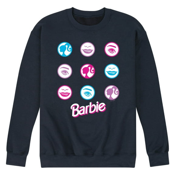 Barbie - Iconic Features of Barbie - Men's Crew Neck Fleece Pullover