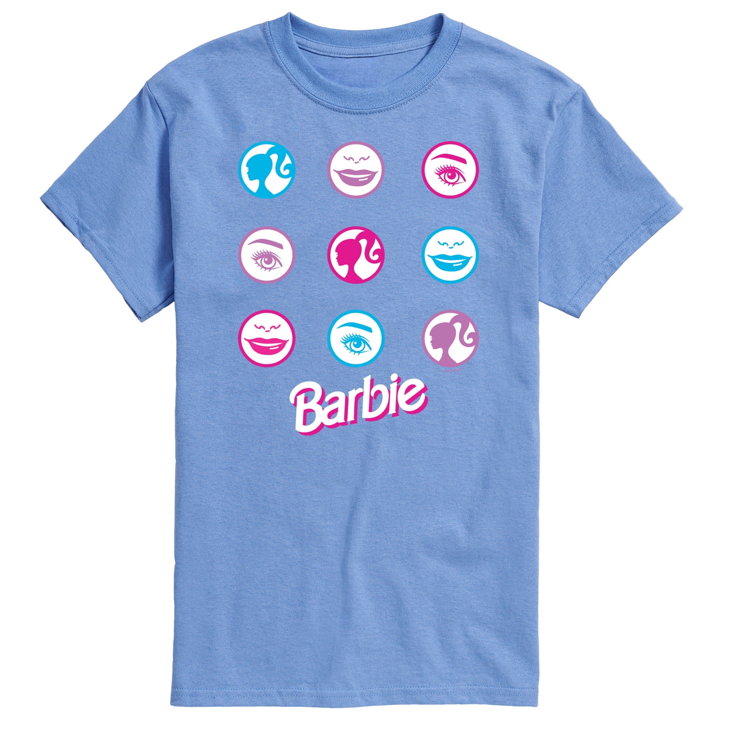 Barbie - Iconic Features of Barbie - Men's Short Sleeve Graphic T-Shirt - Walmart.com