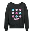 thumbnail image 1 of Barbie - Iconic Features of Barbie - Women's Lightweight French Terry Long Sleeve Shirt, 1 of 4