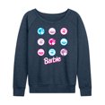thumbnail image 1 of Barbie - Iconic Features of Barbie - Women's Lightweight French Terry Long Sleeve Shirt, 1 of 4