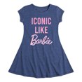 thumbnail image 1 of Barbie - Iconic Like Barbie - Toddler And Youth Girls Fit And Flare Dress, 1 of 3