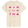 thumbnail image 1 of Barbie - Iconic Purse, Shoes, Sunglasses, & Boombox - Doll Sold Separately - Men's Short Sleeve Graphic T-Shirt, 1 of 4
