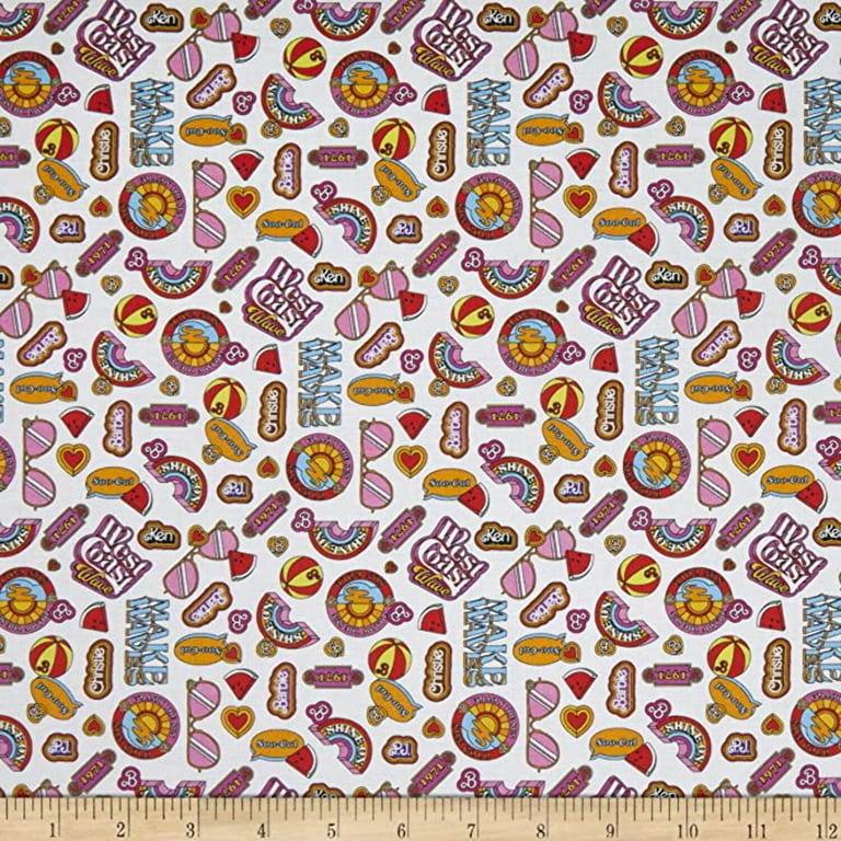 Barbie cotton fabric hotsell