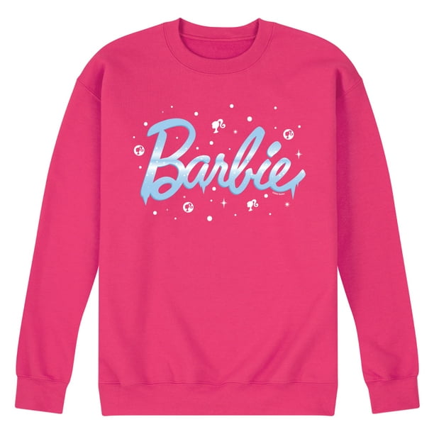 Barbie - Icy Logo - Winter - Men's Crew Neck Fleece Pullover - Walmart.com