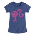 thumbnail image 1 of Barbie - Individual Classic Icons Create Silhouette - Toddler And Youth Girls Raglan Graphic T-Shirt, 1 of 4