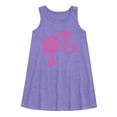 thumbnail image 1 of Barbie - Individual Classic Icons Create Silhouette - Toddler and Youth Girls A-line Dress, 1 of 3