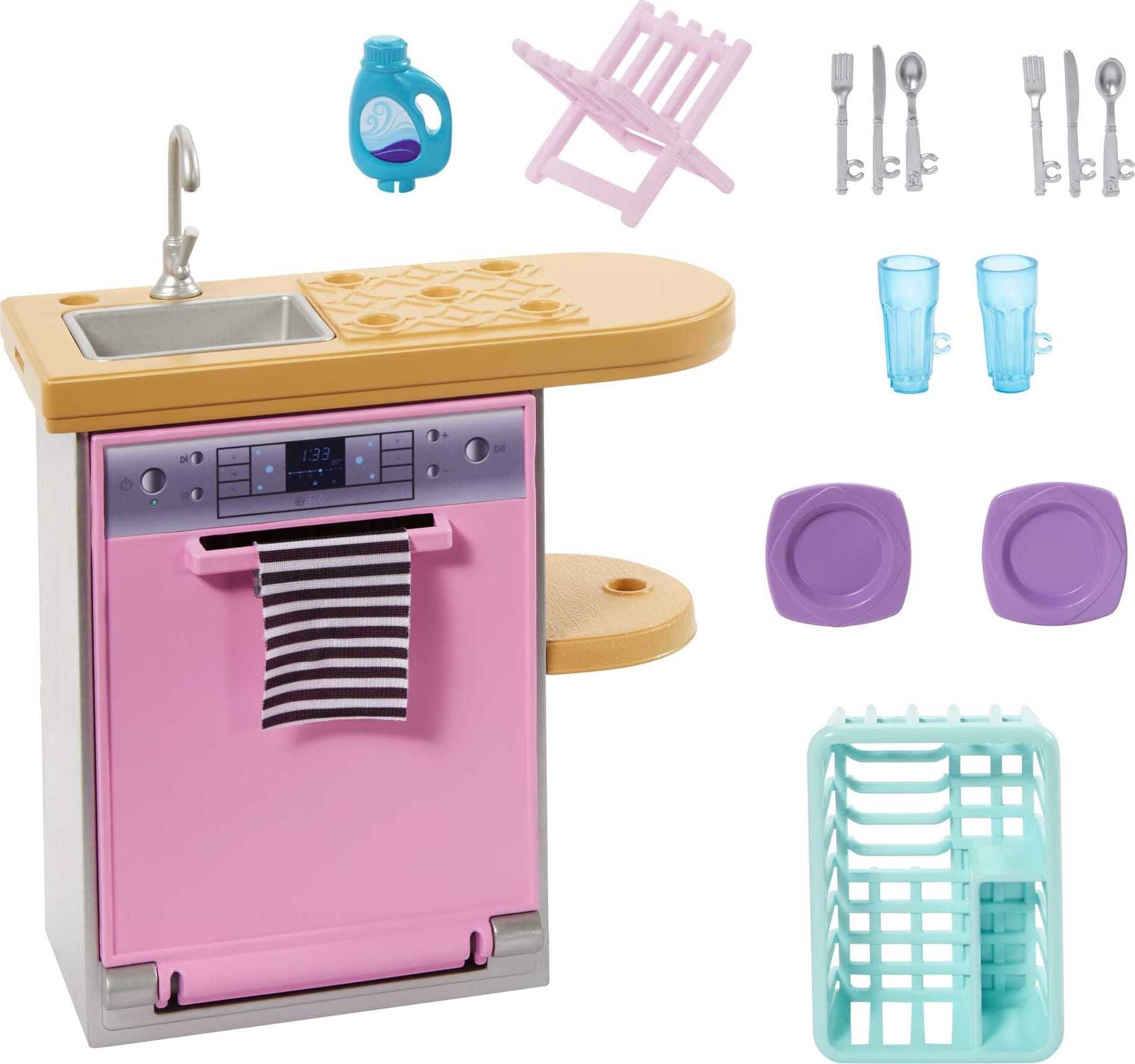 Kitchen barbie doll set sale