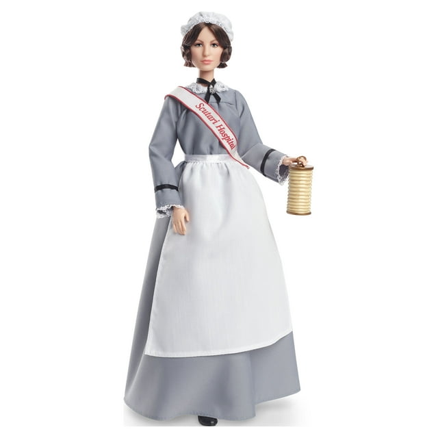 Barbie Inspiring Women Florence Nightingale Collectible Doll, Approx. 12 inch
