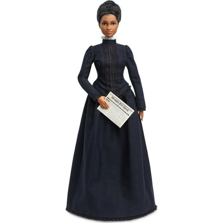 Barbie Inspiring Women Ida B. Wells Collectible Doll with Newspaper Accessory & Doll Stand