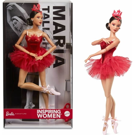 Barbie Inspiring Women Maria Tallchief Collectible Doll in Red Firebird Ballet Costume