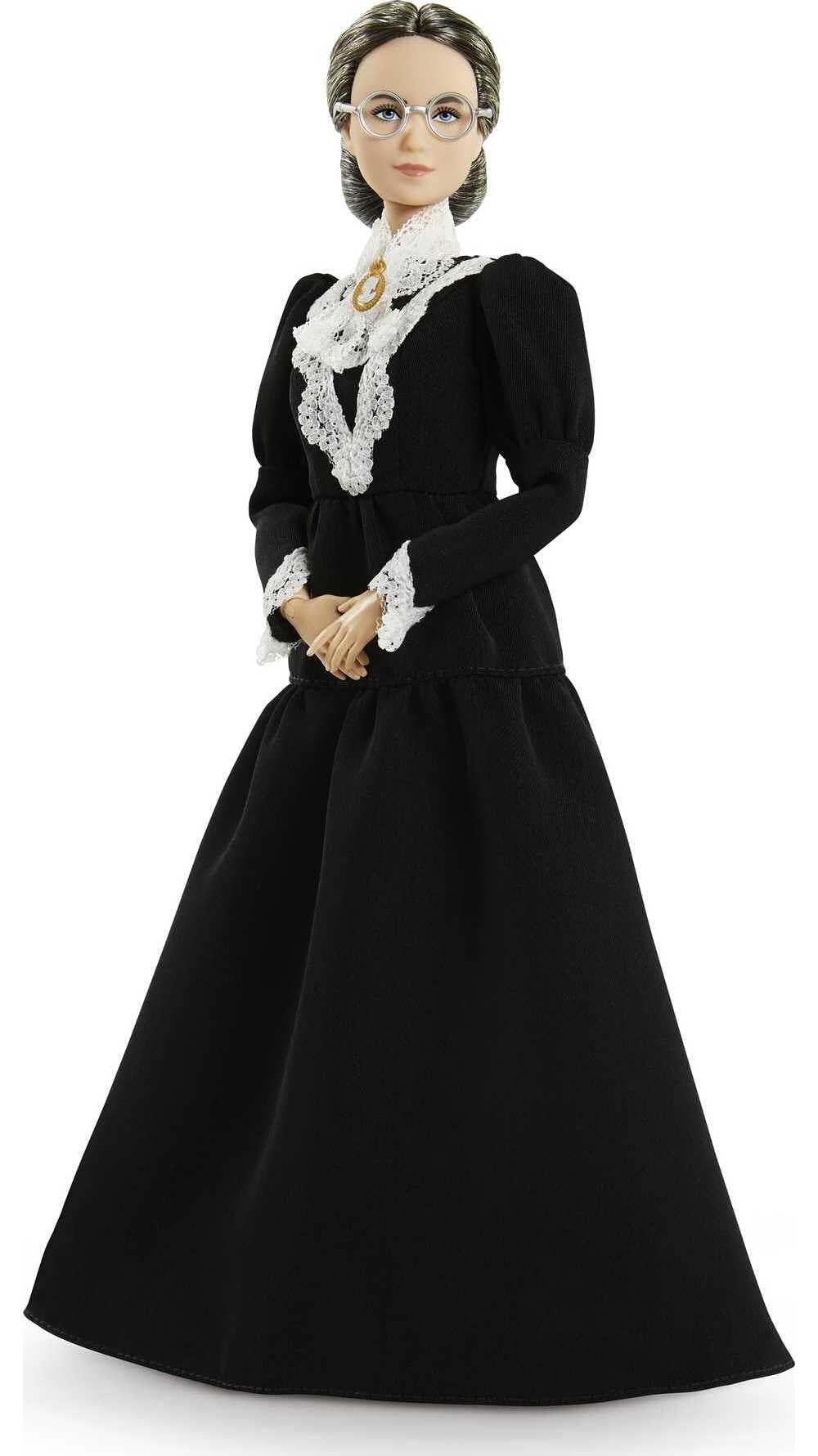 Barbie Inspiring Women Susan B. Anthony Collectible Doll Black with Doll Stand - Walmart.com