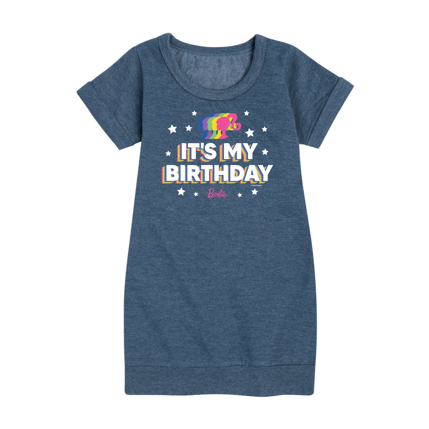 Barbie It's My Birthday Toddler And Youth Girls Fleece Dress