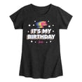 thumbnail image 1 of Barbie - It's My Birthday - Toddler And Youth Girls Short Sleeve Graphic T-Shirt, 1 of 6