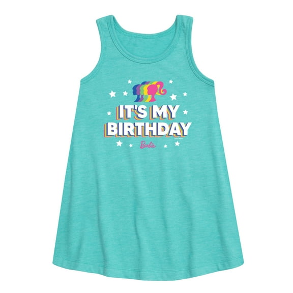 Barbie - It's My Birthday - Toddler and Youth Girls A-line Dress