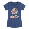 thumbnail image 1 of Barbie - Its My Birthday  - Toddler And Youth Girls Fitted Short Sleeve Tee, 1 of 4