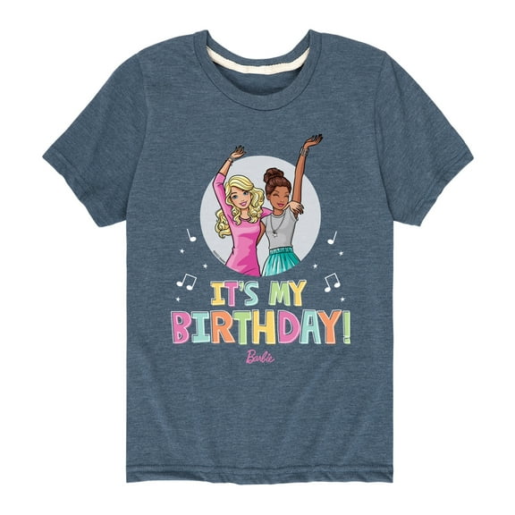 Barbie - Its My Birthday - Toddler And Youth Short Sleeve Tee