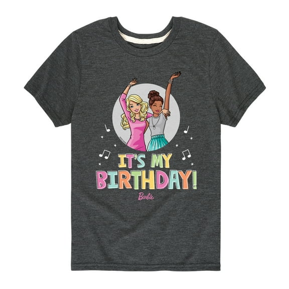Barbie - Its My Birthday - Toddler And Youth Short Sleeve Tee
