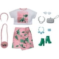 thumbnail image 1 of Barbie Jurassic World Fashion Pack, 10-Piece Set with Clothes & Accessories for Dolls, Tee & Skirt, 1 of 4