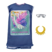 Barbie Jurassic World Fashion Pack with Dino T-Shirt Dress & 2 Accessories for Dolls