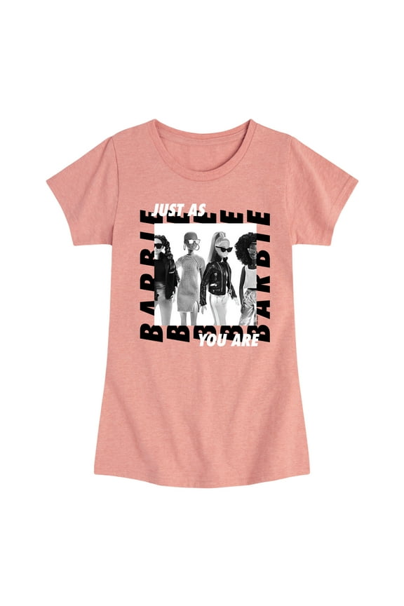 - Just As You Are Bw - Toddler And Youth Girls Short Sleeve Graphic T-Shirt