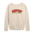 thumbnail image 1 of Barbie - KEN-RGY Energy Retro & Colorful - Women's Lightweight French Terry Long Sleeve Shirt, 1 of 5
