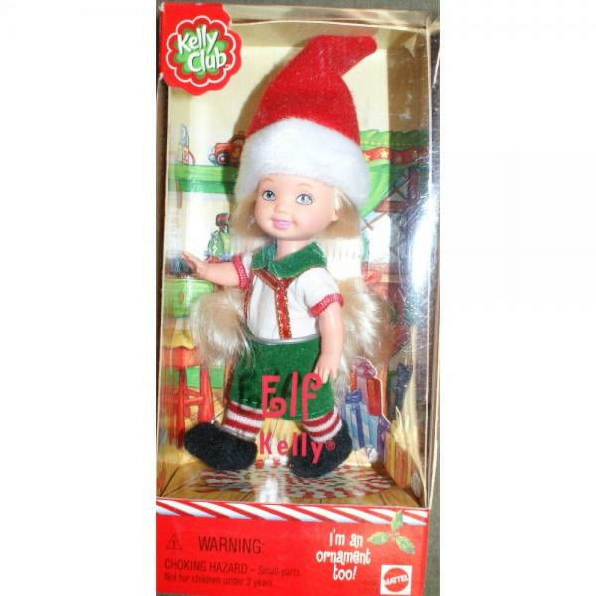 Barbie Kelly Club Christmas Elf Kelly doll ornament too - Walmart.com